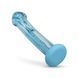 Стеклянный дилдо с объемной головкой и силиконовой основой Gildo Ocean Ripple Glass Dildo (диаметр 5 см) картинка 6