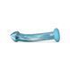 Стеклянный дилдо с объемной головкой и силиконовой основой Gildo Ocean Ripple Glass Dildo (диаметр 5 см) картинка 3