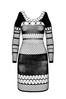 Невероятное платье-сетка Passion BS105 One Size, black картинка