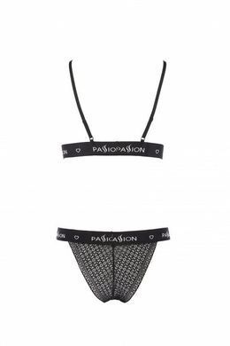 Комплект білизни Passion Exclusive GLAMISS SET black, розмір L/XL зображення
