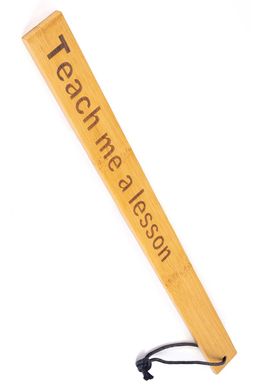 Паддл Fetish Tentation Paddle Teach me a lesson Bamboo (запакований у ПЕ пакет) зображення