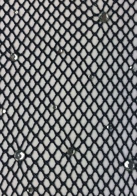 Колготки зі стразами Leg Avenue Rhinestone micro net tights Black O/S зображення