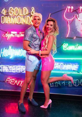 Вінілова сукня Leg Avenue Pink vinyl mini dress, розмір S зображення