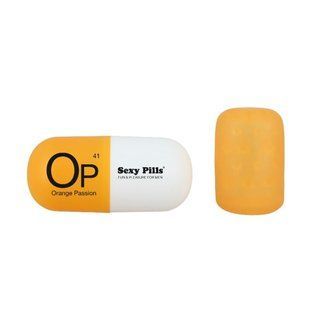 Мастурбатор пилюля Love To Love SEXY PILLS ORANGE PASSION (Оранжевая) картинка