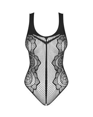 Боди-сетка с доступом Obsessive B335 crotchless teddy, размер S/M/L картинка