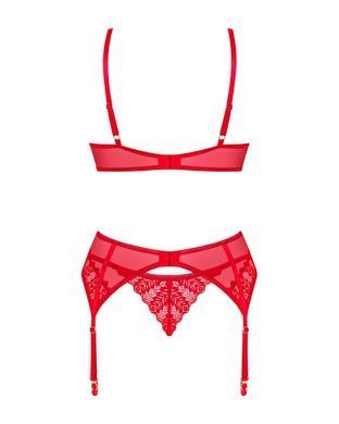 Сексуальний комплект з мереживом Obsessive Ingridia 3-pcs set, розмір XS/S зображення