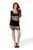 Невероятное платье-сетка Passion BS105 One Size, black картинка