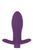 Анальная пробка с вибрацией MAI Attraction Toys №87 Purple (диаметр 3,5 см, длина 11см) картинка