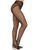 Колготки у сіточку з доступом Leg Avenue Crotchless Net Tights with Heart Backseam Black One Size зображення