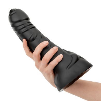 Фалоімітатор з присоскою BUTTR Black Hawk Curved Anal Dildo (діаметр 6,9 см) зображення