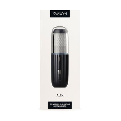 Автоматический мастурбатор с озвучкой Svakom Alex Dark Blue картинка