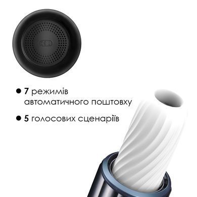 Автоматический мастурбатор с озвучкой Svakom Alex Dark Blue картинка