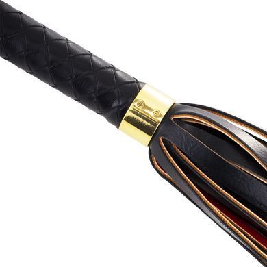 Шкіряний флогер LOCKINK SEVANDA Red &&nbsp;Black&nbsp;Braided&nbsp;Tail&nbsp;Flogger зображення