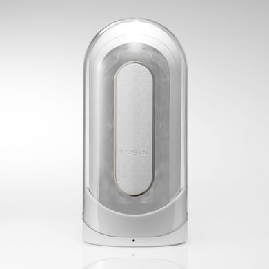 Мастурбатор з вібрациєю Tenga Flip Zero Electronic Vibration White (2 змазки в комплекті) зображення