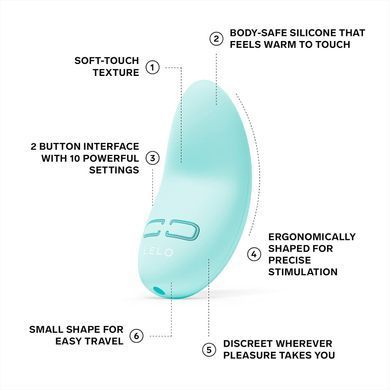 Кліторальний вібратор LELO Lily 3 Polar Green зображення