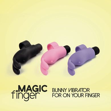Вибратор на палец FeelzToys Magic Finger Vibrator Pink (работает от батареек) картинка