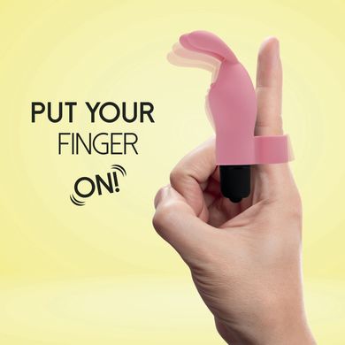 Вибратор на палец FeelzToys Magic Finger Vibrator Pink (работает от батареек) картинка