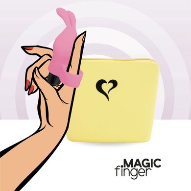Вібратор на палець FeelzToys Magic Finger Vibrator Pink (працює від батарейок) зображення