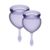 Набір менструальних чаш Satisfyer Feel Good lila, фіолетовий (15 і 20 мл) зображення