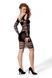 Невероятное платье-сетка Passion BS105 One Size, black картинка 2