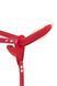 Подвійний страпон з вібрацією Fetish Tentation Vibrating Strap-On with Double Dildo Red, червоний зображення