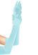 Довгі атласні рукавички Leg Avenue Extra Long Satin Gloves light blue зображення