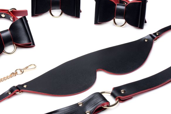 Набір для BDSM Master Series Bow Luxury BDSM Set With Travel Bag зображення