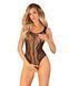 Боди-сетка с доступом Obsessive B335 crotchless teddy, размер S/M/L картинка 1