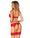 Сексуальний комплект з мереживом Obsessive Ingridia 3-pcs set, розмір XS/S картинка 2