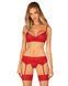 Сексуальний комплект з мереживом Obsessive Ingridia 3-pcs set, розмір XS/S картинка 1