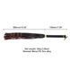 Шкіряний флогер LOCKINK SEVANDA Red &&nbsp;Black&nbsp;Braided&nbsp;Tail&nbsp;Flogger картинка 7
