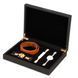 Кожаный кляп с 2-мя насадками LOCKINK Ball-Gag & Gag-bite Set Brown картинка 1