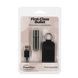Віброкуля з кристалом і чохлом PowerBullet First-Class Bullet 2.5" with Key Chain Pouch, Gun Metal (діаметр 1,8 см) картинка 8