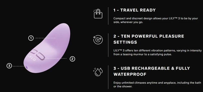 Кліторальний вібратор LELO Lily 3 Polar Green зображення