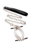 Фото Затискач для статевих губ з повідцем Master Series Pussy Tugger Adjustable Vagina Clamp with Chain