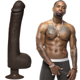 Фото Фалоімітатор реалістичний з вібрацією Doc Johnson Safaree Samuels 12 Inch Cock ULTRASKYN (діаметр 5 см)
