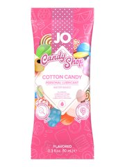 Пробник оральної смазки System JO H2O Candy Shop Cotton Candy, Солодка вата (10 мл) зображення