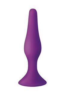 Анальная пробка на присоске MAI Attraction Toys №35 Purple (диаметр 3,8 см, длина 15,5 см) картинка
