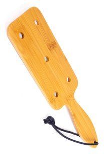 Паддл Fetish Tentation Paddle Wide and Short Bamboo (запакований у ПЕ пакет) зображення
