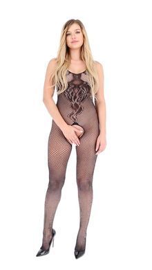 Бодистокинг с крыльями и открытым доступом Passion BS098 One Size, black картинка