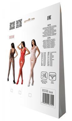 Бодистокинг с крыльями и открытым доступом Passion BS098 One Size, black картинка