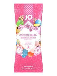 Пробник оральной смазки JO H2O Candy Shop Cotton Candy, Сладкая вата (10 мл) картинка