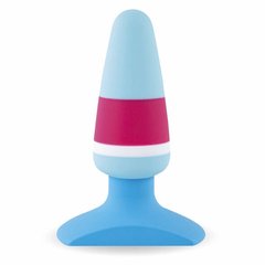 Анальна пробка різнобарвна FeelzToys Plugz Butt Plug Colors Nr. 1 (діаметр 3,2 см) зображення