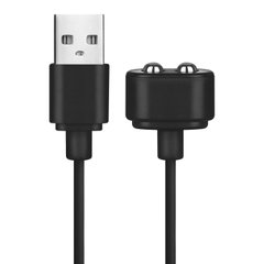 Магнитный зарядный кабель USB для игрушек Satisfyer USB charging cable Black картинка