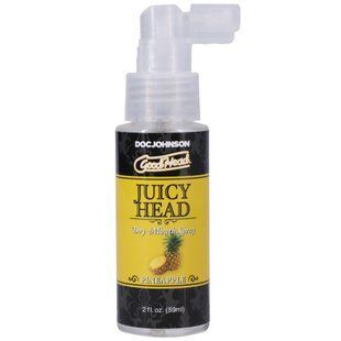 Зволожуючий оральний спрей Doc Johnson GoodHead Juicy Head Dry Mouth Spray Pineapple, ананас (59 мл) зображення