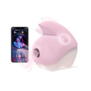 Вакуумный смарт-стимулятор с вибрацией Magic Motion Unicorn Pink картинка