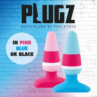 Анальная пробка разноцветная FeelzToys Plugz Butt Plug Colors Nr. 1 (диаметр 3,2 см) картинка