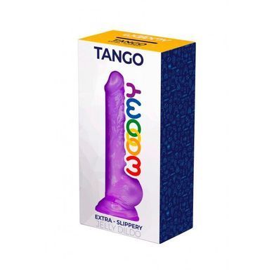Фаллоимитатор с присоской и мошонкой Wooomy Tango (диаметр 3,2 см) картинка