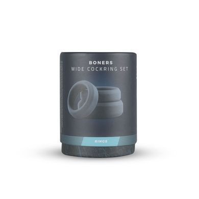 Набор плоских эрекционных колец Boners 3 Ring kit (диаметр 3,2 см, 3,8 см и 4,5 см) картинка