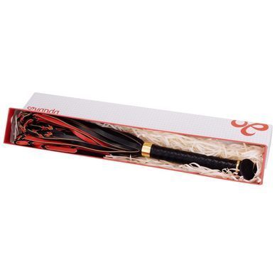 Шкіряний падл LOCKINK SEVANDA Braided-handle&nbsp;Spanking&nbsp;Paddle зображення